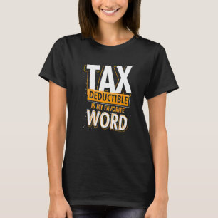 Certified Public Accountant Tax DEduktive CPA T-Shirt