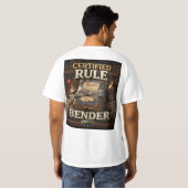 certified rule bender  T-Shirt (Schwarz voll)