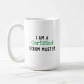 Certified SCRUM MASTER Kaffeetasse (Links)