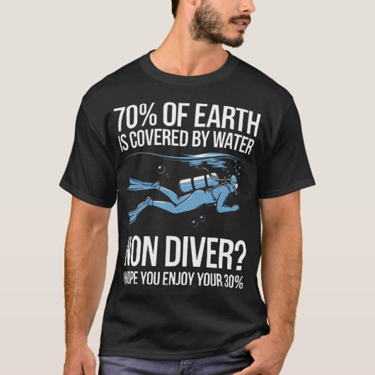 Certified Scuba Diver Marine Dive Underwater Scuba T-Shirt (Vorderseite)