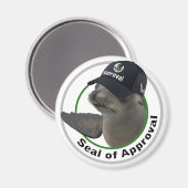 Certified Seal of Approval | Deadpan Seal Magnet (Vorderseite/Rückseite)