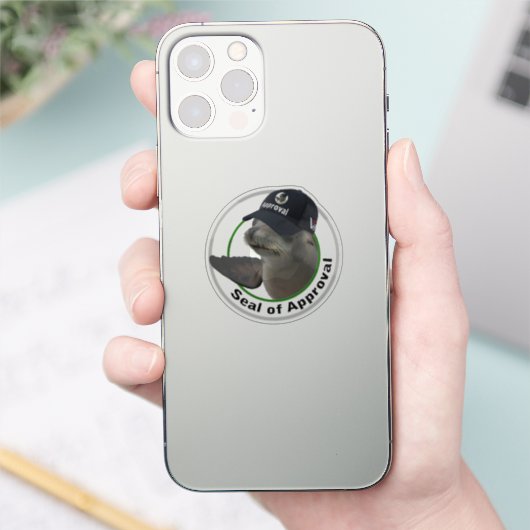 Certified Seal of Approval | Deadpan Vinyl Sticker (Telefon)