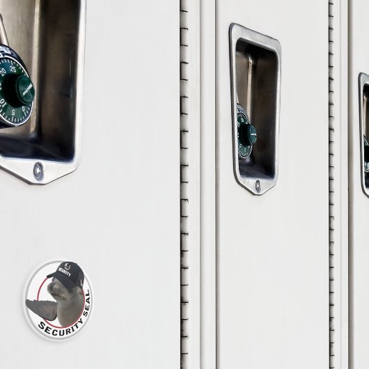 Certified Security Seal | Deadpan Seal Magnet (In Situ (Schrank))