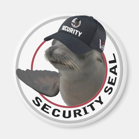 Certified Security Seal | Deadpan Seal Magnet (Vorne)