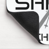 Certified Shred Technician Skiing Mousepad (Ecke)