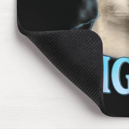 Certified Sigma Funny Cat Meme Humore Joke Sarca Mousepad (Ecke)