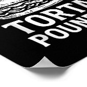 Certified Torta Pounder Funny Torta Meme Sandwich Poster (Ecke)