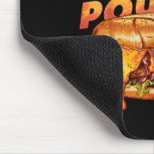 Certified Torta Under Funny Mexican Food Lover  Mousepad (Ecke)