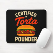 Certified Torta Under Funny Mexican Food Sandwich Mousepad (Mit Mouse)