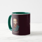 Certified Untergrund Man Fyodor Dostoevsky Tasse (Vorderseite Links)