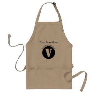 Certified Vegan Chef Customizable Apron Schürze