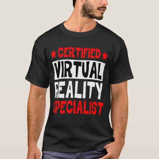 Certified Virtual Reality Specialist T-Shirt (Vorderseite)