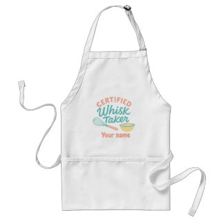 Certified Whisk Taker – Personalized Kitchen Apron Schürze