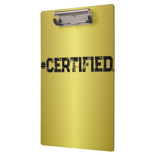 #CERTIFIFIED GOLD PLANNER KLEMMBRETT (Links)