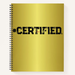 #CERTIFIFIED GOLD PLANNER NOTIZBLOCK