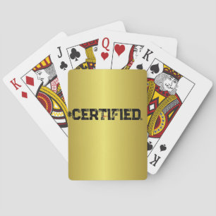 #CERTIFIFIED GOLD PLANNER SPIELKARTEN