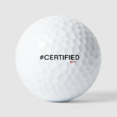 #CERTIFIFIED GOLFBALL (Vorderseite)