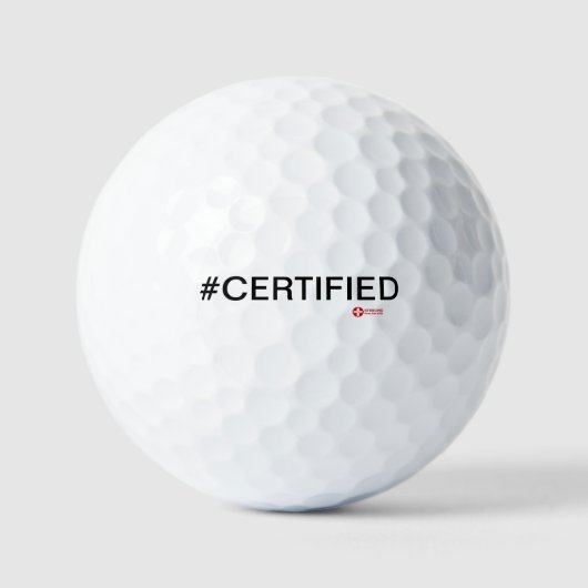 #CERTIFIFIED GOLFBALL (Vorderseite)