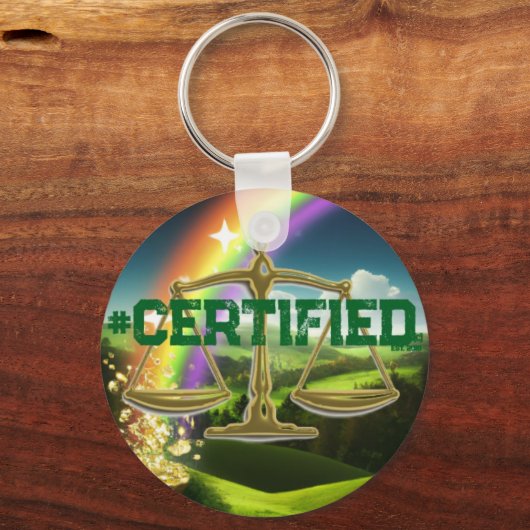 #CERTIFIFIFIED Schlüsselanhänger (Vorderseite)