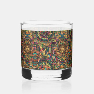 Cerulean "Aztec Dream" 12oz Bedrucktes Rockglas Whiskyglas
