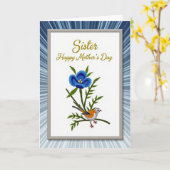 Cerulean Bloom Mutterkarte Karte (Gelbe Blume)