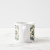 Cerulean Bloom Tapestry Espresso-Tasse Espressotasse (Rückseite)