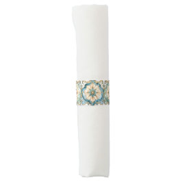Cerulean Bloom Tapestry Party Cocktail Serviette Serviettenband