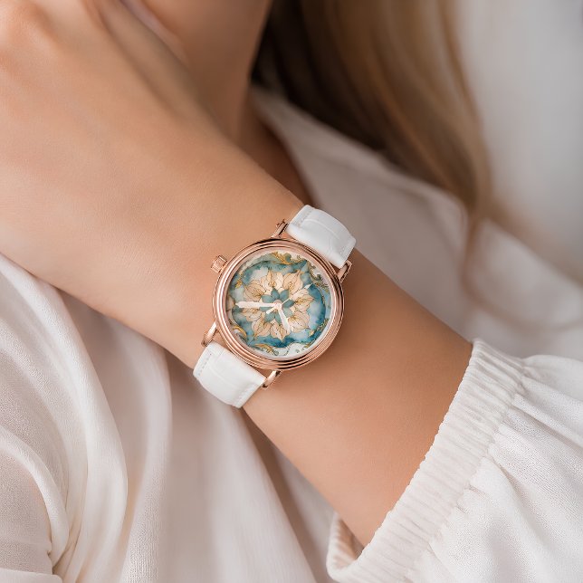 Cerulean Bloom Tapestry Uhr (Cerulean Bloom Tapestry Watch)
