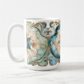Cerulean-Bloom-Teppich-Mug Kaffeetasse (Links)