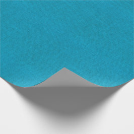 Cerulean Blue Burlap Textur Geschenkpapier