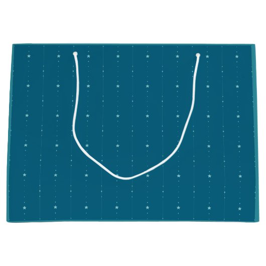 Cerulean Blue - Fallende Sterne Geschenktasche Große Geschenktüte (Vorderseite)