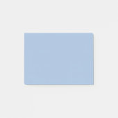 Cerulean blue Solid Color Post-it Klebezettel (Vorderseite)