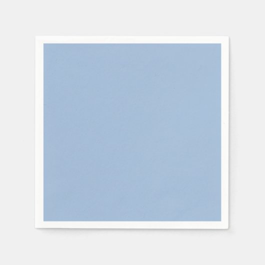 Cerulean blue Solid Color Serviette (Vorderseite)