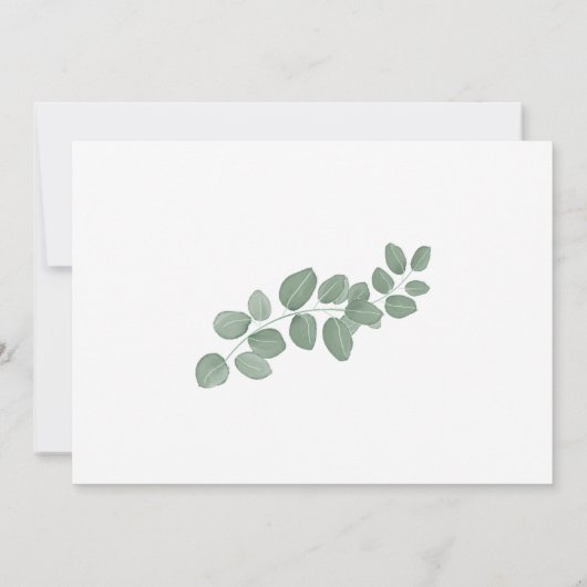 Cerulean Blue Warbler Bird Baby Duschkarten Einladung (Rückseite)