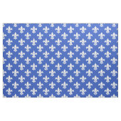 Cerulean Blue, White Lilie Muster Stoff (Fat Quarter (45,7 x 55,9 cm))
