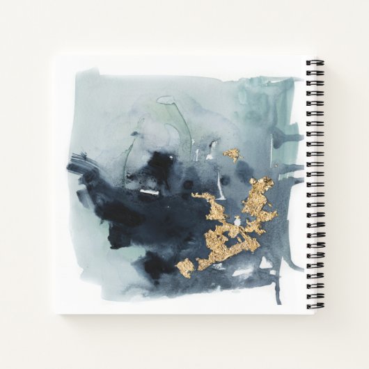Cerulean & Gold Notizblock (Rückseite)