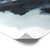 Cerulean & Gold Poster (Ecke)