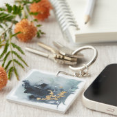 Cerulean & Gold Schlüsselanhänger (Vorderseite rechts)