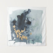 Cerulean & Gold Wandteppich (Vorderseite (Horizontal))