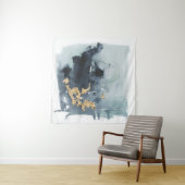 Cerulean & Gold Wandteppich (Beispiel (Horizontal))