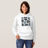 Cerulean Mist Drift Womens' Hoodie (Vorne ganz)
