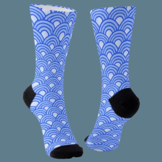 Cerulean Scales Crew Socks Socken