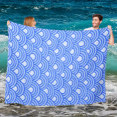 Cerulean Scales Fleece Blanket