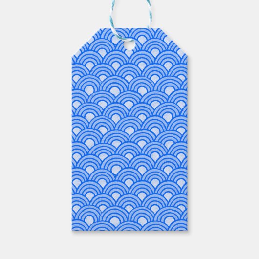 Cerulean Scales Gift Tag Geschenkanhänger (Vorderseite)