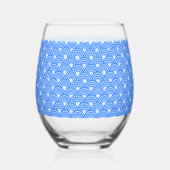 Cerulean Scales Stemless Weinglas Ohne Stiel (Links)
