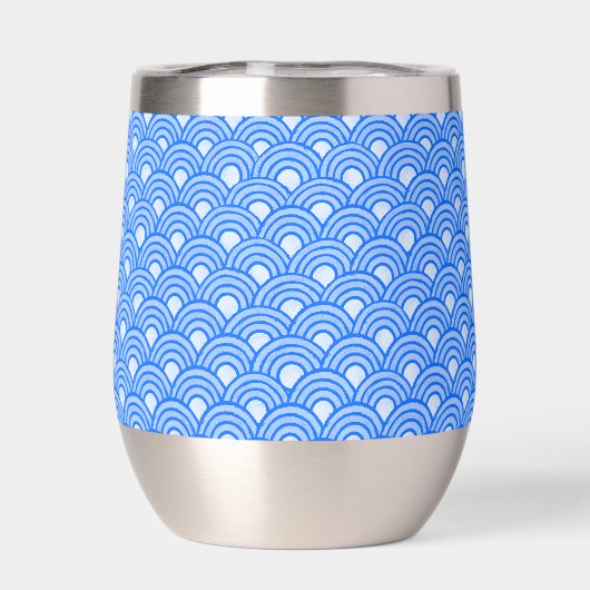Cerulean Scales Stemless Wine Tumbler (Rückseite)