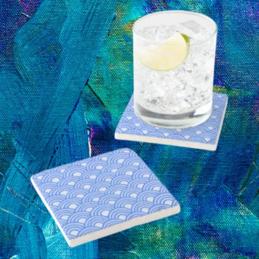 Cerulean Scales Stone Untersetzer