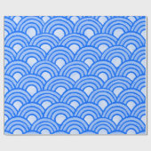 Cerulean Scales Wrapping Paper Geschenkpapier (Flach)