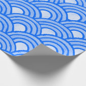 Cerulean Scales Wrapping Paper Geschenkpapier (Ecke)