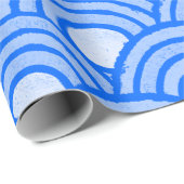 Cerulean Scales Wrapping Paper Geschenkpapier (Rolleneckpunkt)